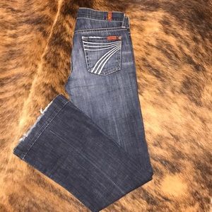 7 For All Mankind dojo flip flop jean sz 26